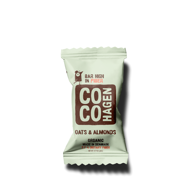 Nyhed: 25 x Cocohagen Fiber Oats & Almonds
