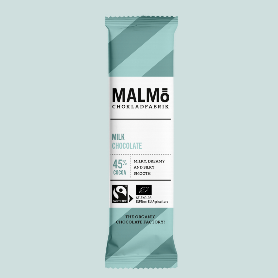 Malmö Bar Milk Chocolate 45% – BETTERBOX