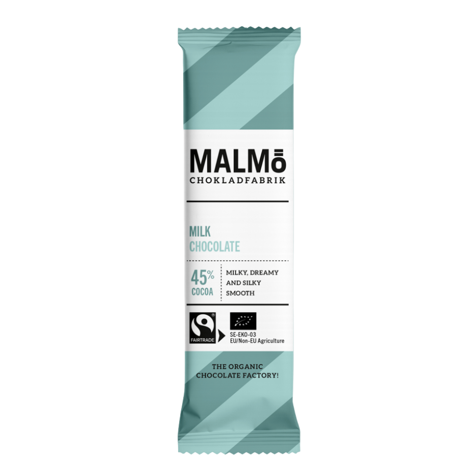 Malmö Bar Milk Chocolate 45%