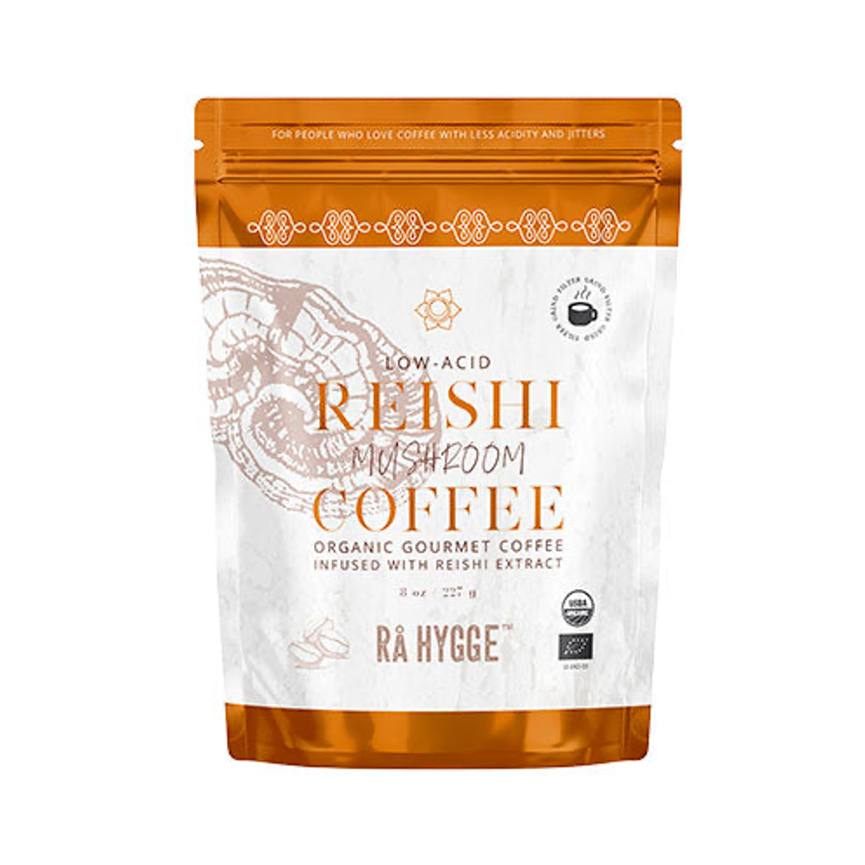 Kaffe m Reishi svampeekstrakt