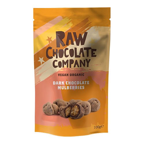 Dark Raw Chocolate Mulberries