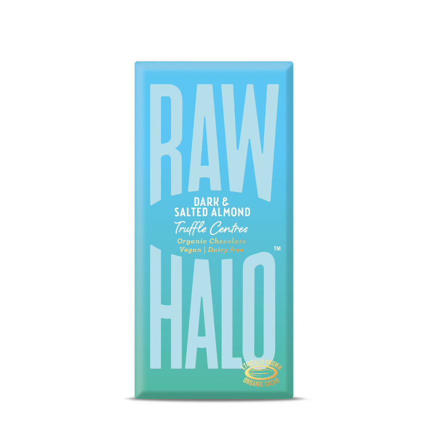 Nyhed: Raw Halo Dark Almond Truffle (90 g)
