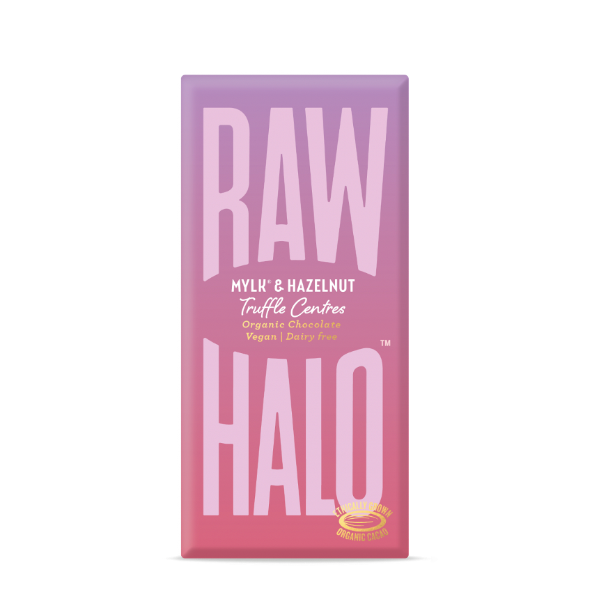 Nyhed: Raw Halo Mylk Hazelnut Truffle (90 g)