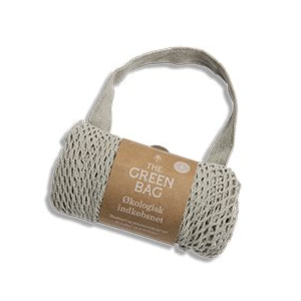 Indkøbsnet af økologisk bomuld Grå