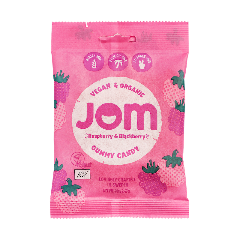 Jom Organic Candy Raspberry & Blackberry